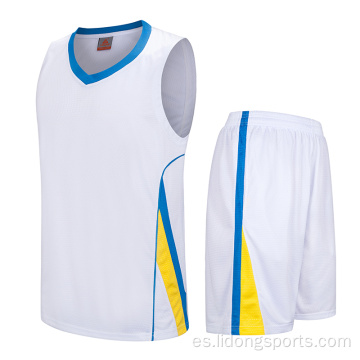 Diseño de uniforme de baloncesto universitario de ropa deportiva al por mayor